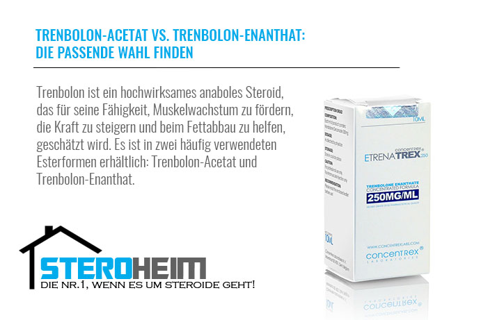 24.TRENBOLON ACETAT VS. TRENBOLON ENANTHAT DIE PASSENDE WAHL FINDEN